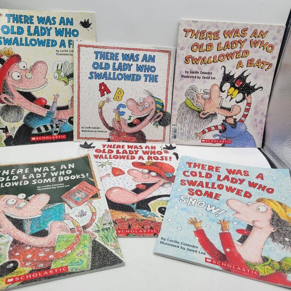 There was an Old Lady.... Lot of 6 Children's Books by Lucille Colandro - BK151 - Picture 1 of 7